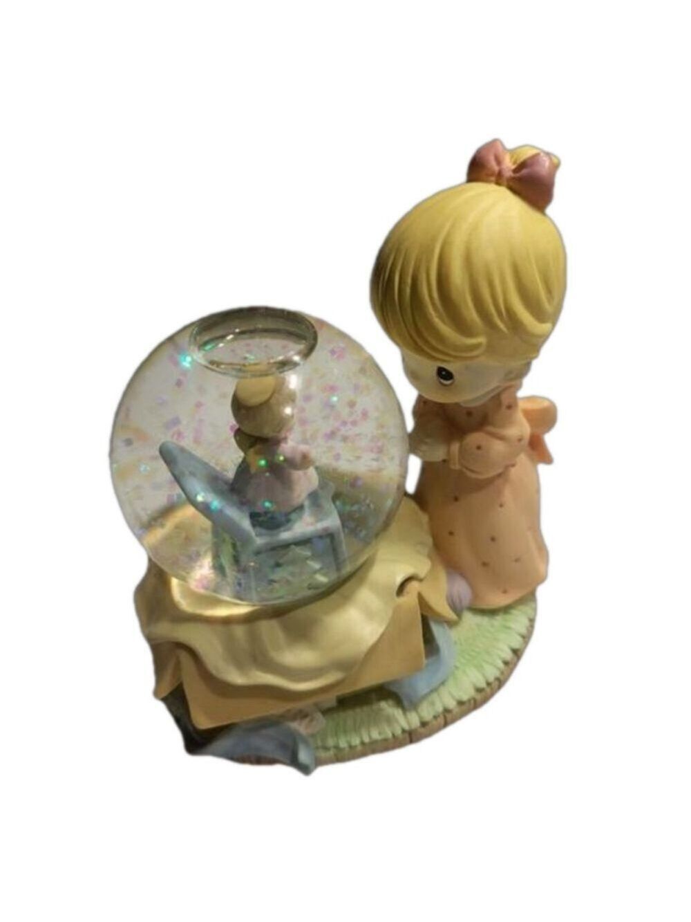 Precious Moments Small Girl with Globe